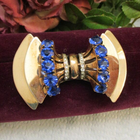 SCEPTRON Reinad Sterling Vermeil Book Piece Brooch ~ RARE Designer Brooch - Picture 5 of 16